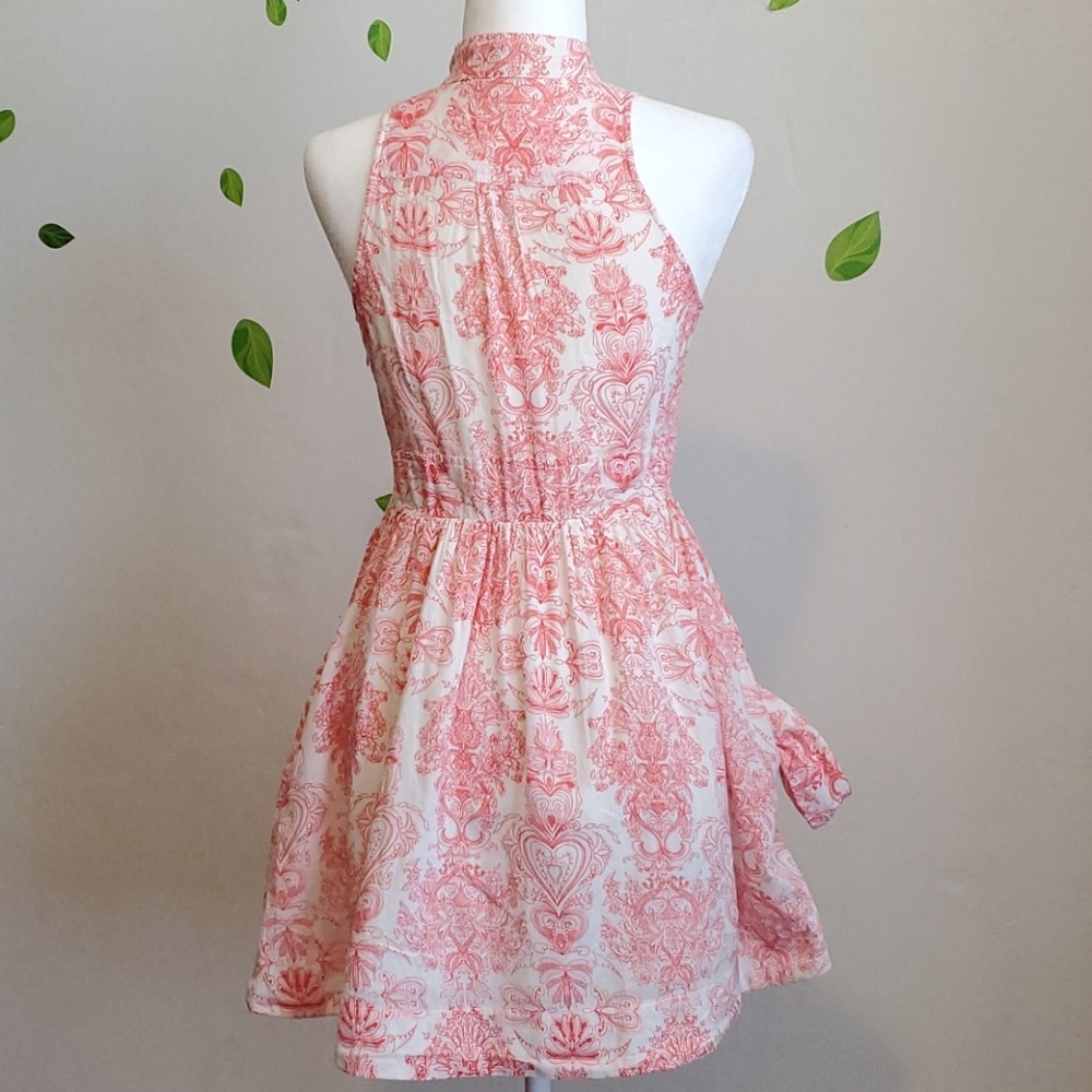 Theme High Neck Dress Fun Pattern Size Small - Picture 5 of 6